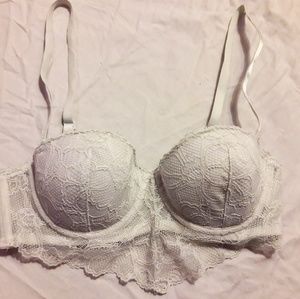 SOLD: White lacey bra